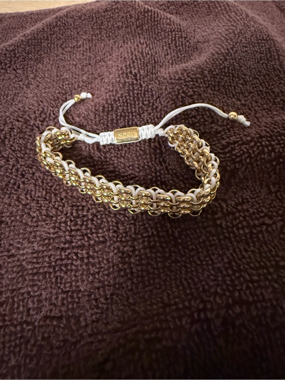 Supreme Kismet Links Bracelet (Gold/White) by NOGU